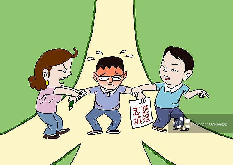 插画：何去何从图片素材