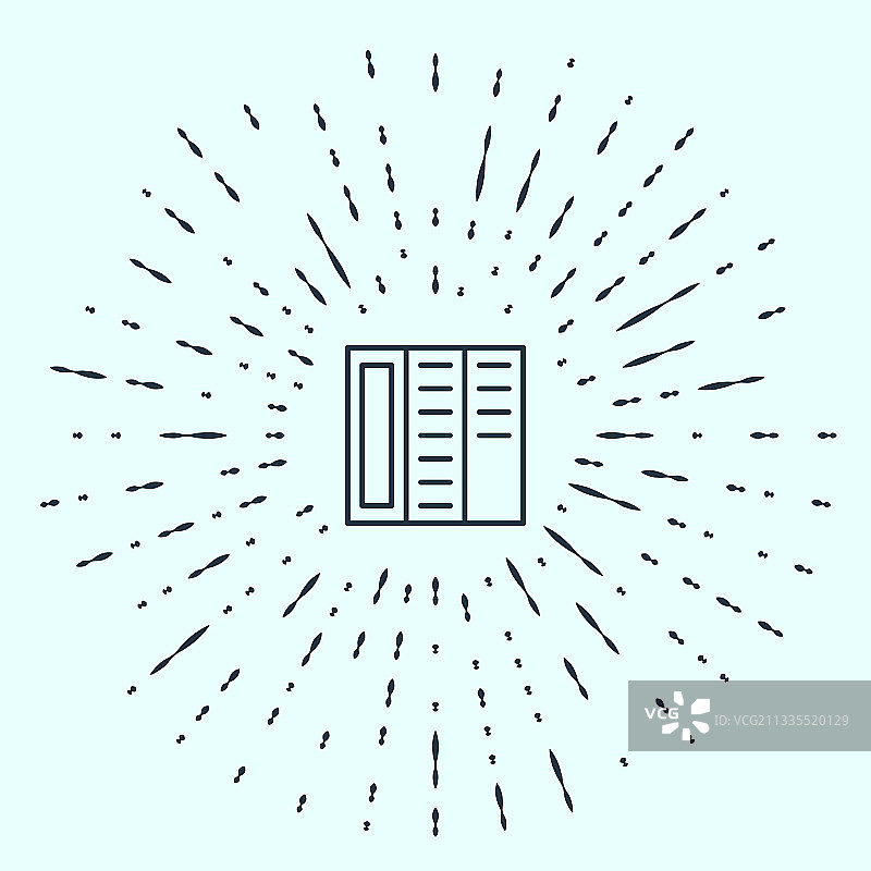 黑色线条宣传册模板布局图标图片素材