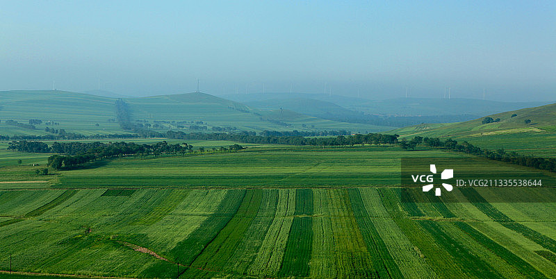 中国河北张家口沽源县坝上风光图片素材