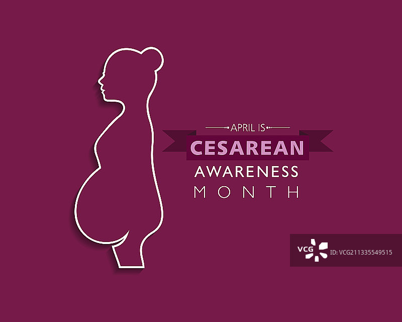 剖腹产意识月图片素材