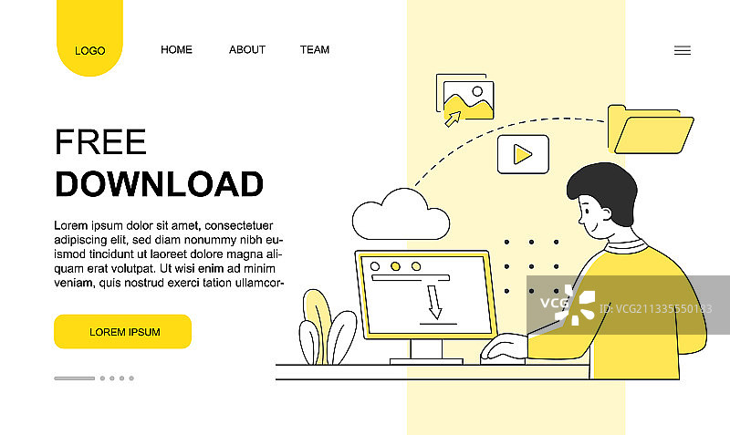男人免费下载文件图片素材