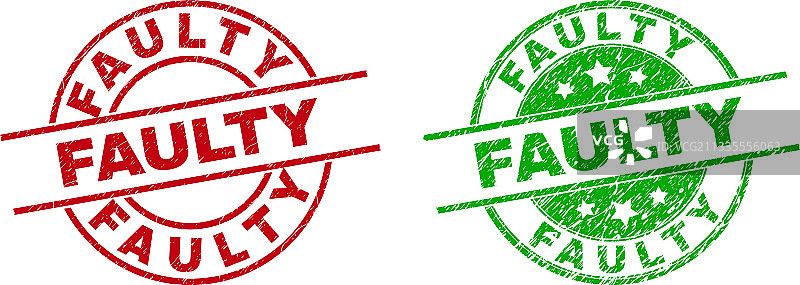 使用划痕纹理的有缺陷的圆形水印图片素材