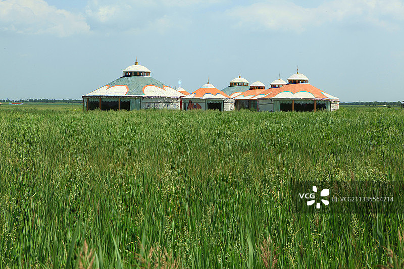 中国河北张家口张北县中都草原风景区风光图片素材