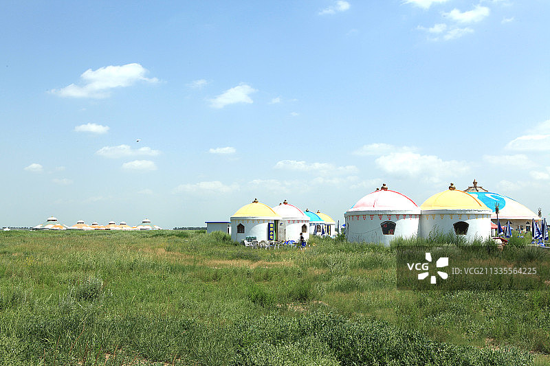 中国河北张家口张北县中都草原风景区风光图片素材