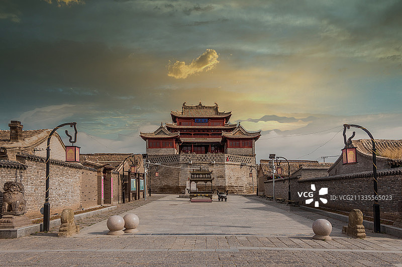 张家口万全县洗马林玉皇阁图片素材