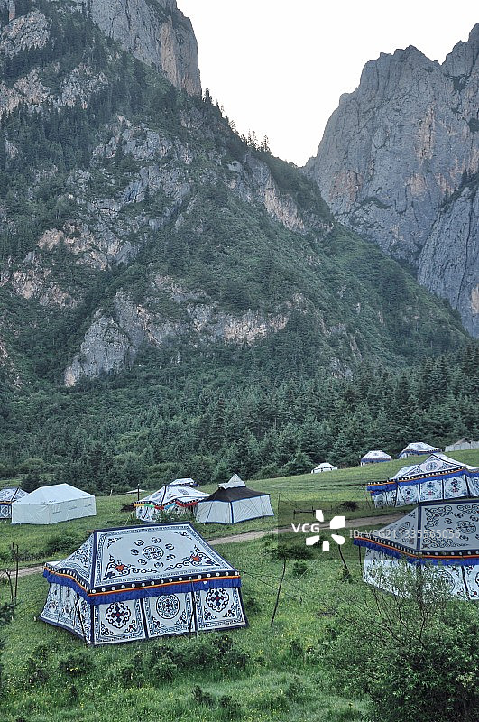 甘肃甘南扎尕那图片素材