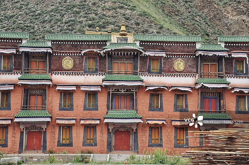 甘肃拉卜楞寺图片素材