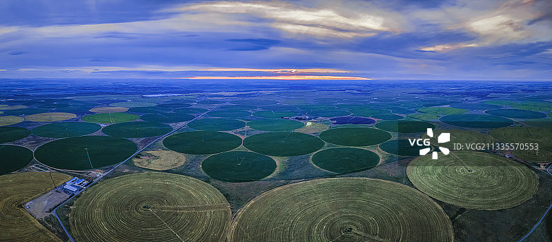 阿鲁科尔沁草原晨曦图片素材