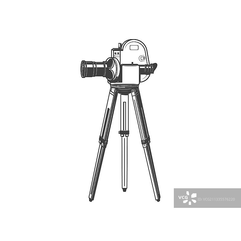 复古电影放映机图片素材