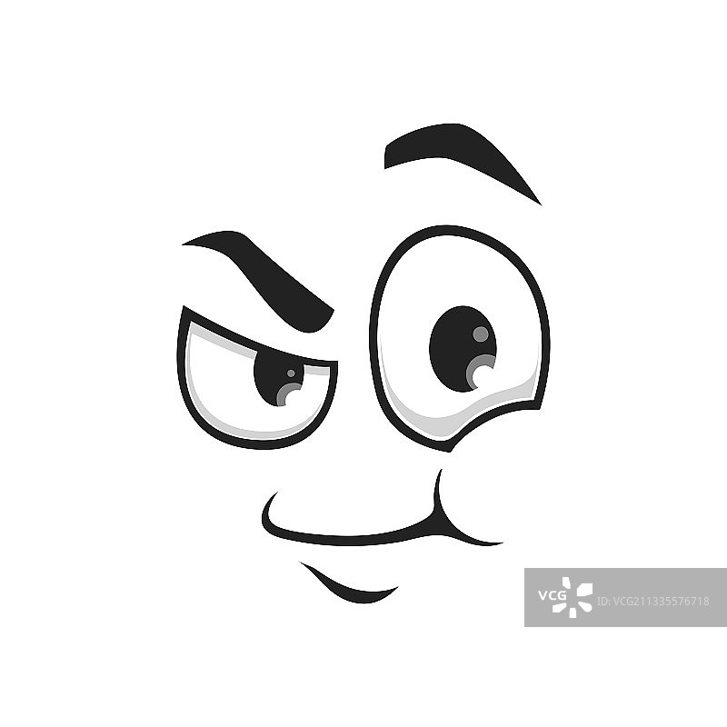 卡通滑稽眨眼表情符号图标图片素材