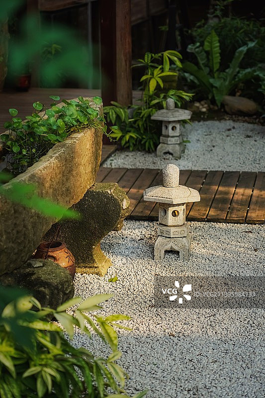 花园的角落图片素材