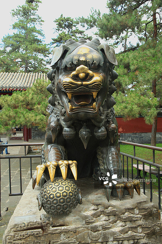 中国河北承德避暑山庄、烟雨楼、承德市图片素材