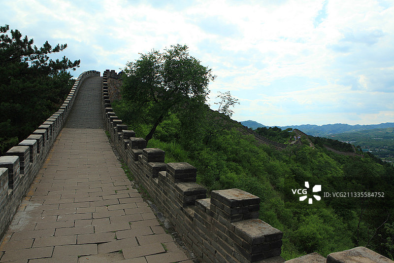 中国河北承德避暑山庄、烟雨楼、承德市图片素材