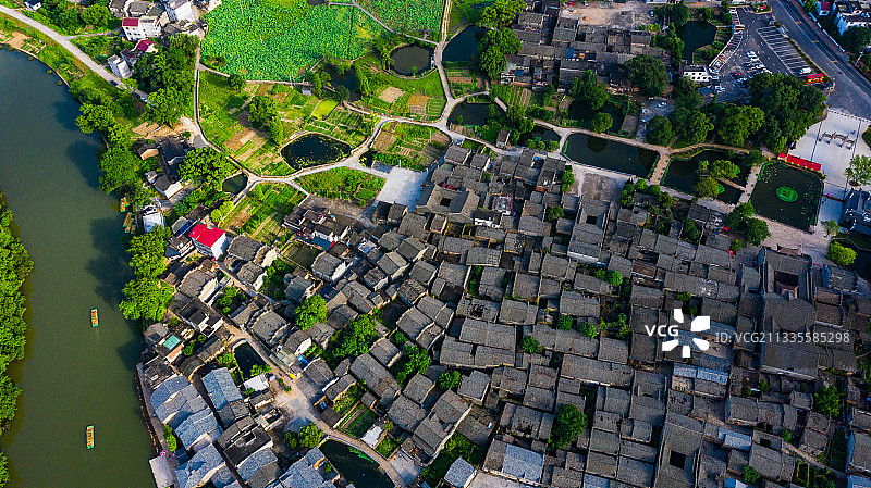 江西吉安：渼陂古村古韵盎然 如诗如画图片素材