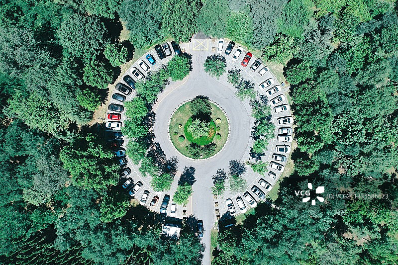 公园停车场图片素材