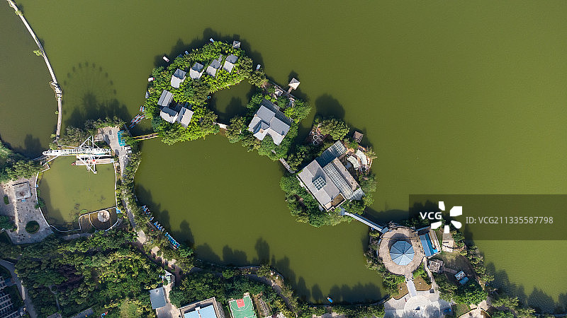 未央湖温泉图片素材