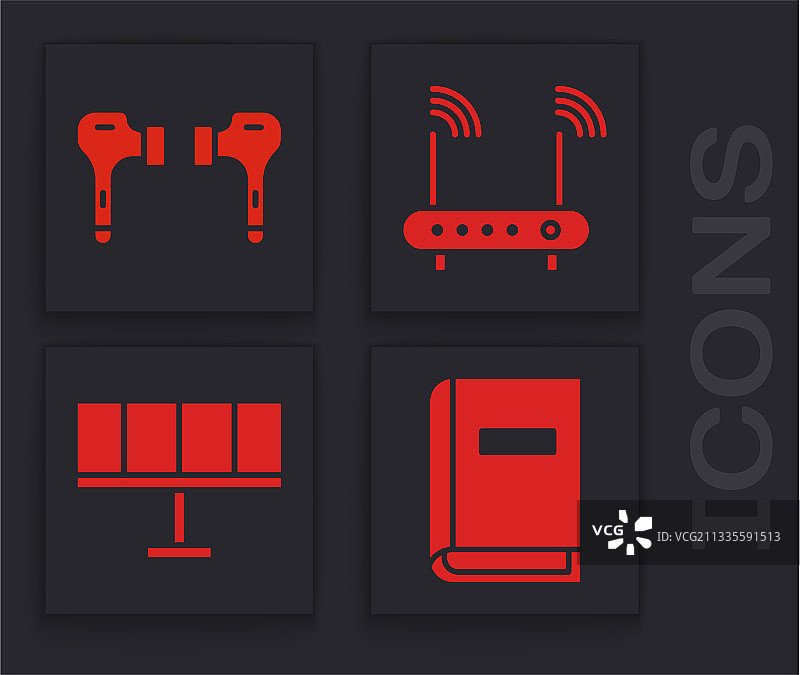 用户手册无线耳机路由器Wi-Fi系列图片素材