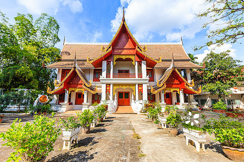 清迈，清曼寺图片素材