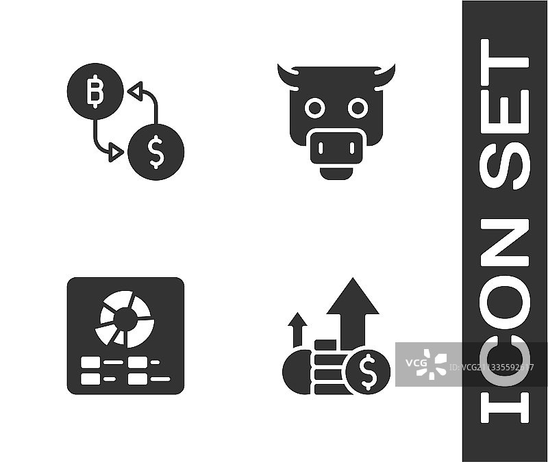 财务增长硬币加密货币图片素材