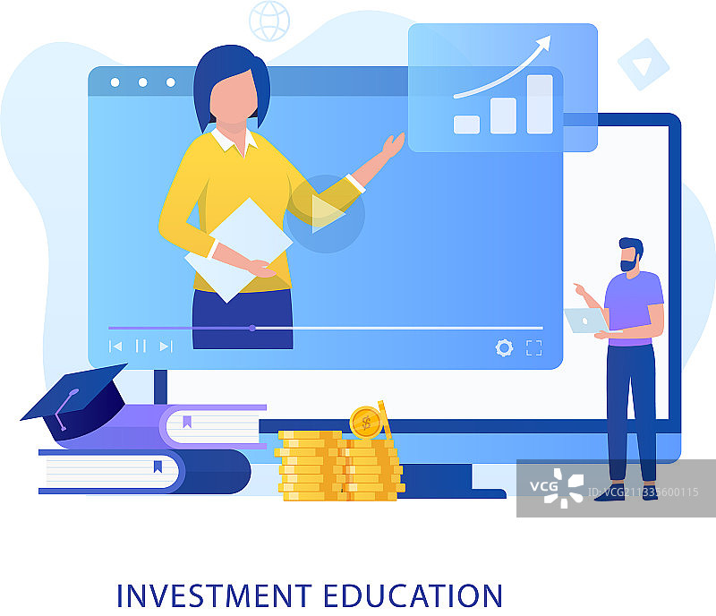 投资教育概念图片素材