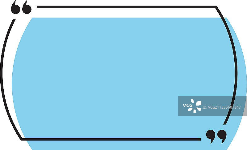 扁平风格的引言框或气泡图片素材