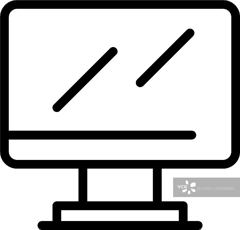 TFT显示器界面图标轮廓样式图片素材