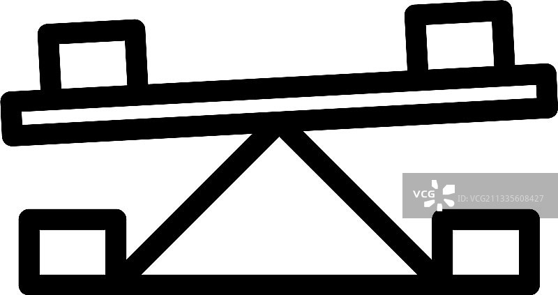 永恒运动平衡轮廓图标图片素材