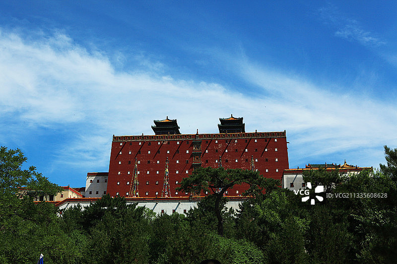 中国河北承德避暑山庄外八庙--普宁寺、普陀寺图片素材