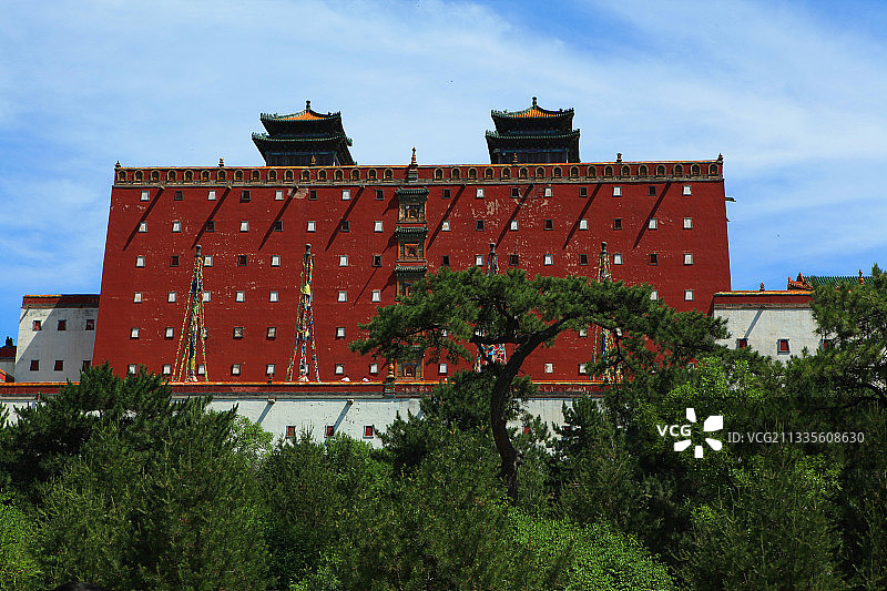 中国河北承德避暑山庄外八庙--普宁寺、普陀寺图片素材