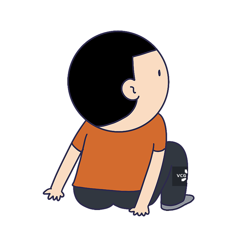 元素：坐着的人物图片素材