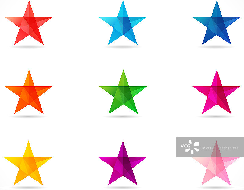 星星图标艺术图片素材