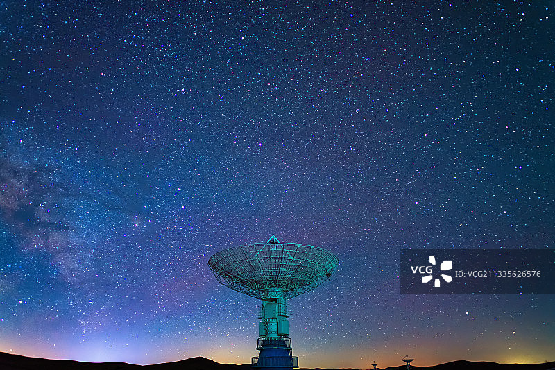 射电望远镜阵图片素材
