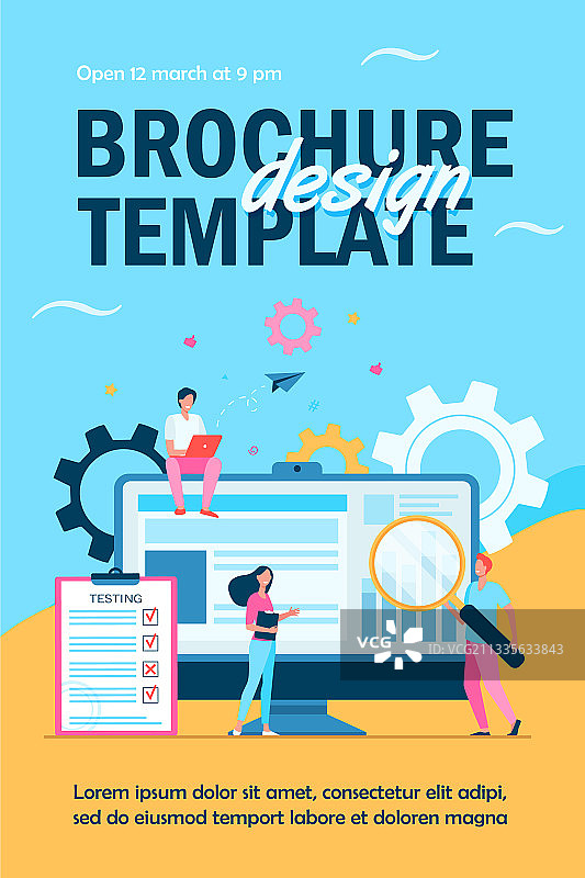 软件质量保证测试人员图片素材