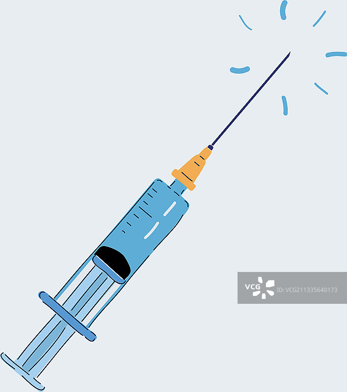 白色背景隔离注射器图片素材
