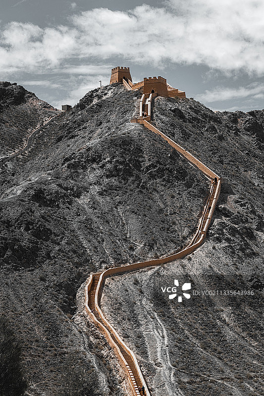 悬臂长城图片素材
