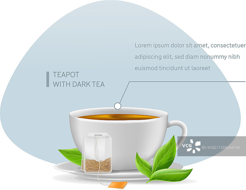 陶瓷杯装热红茶图片素材