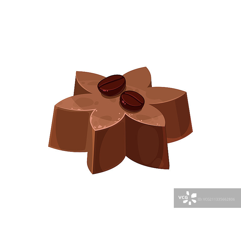 带 topping 的巧克力糖果图片素材