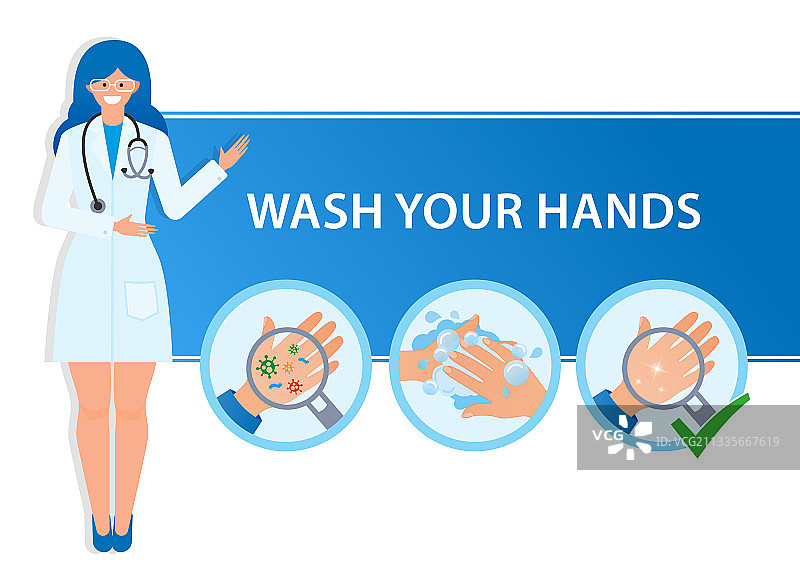 用肥皂洗手清洁双手图片素材