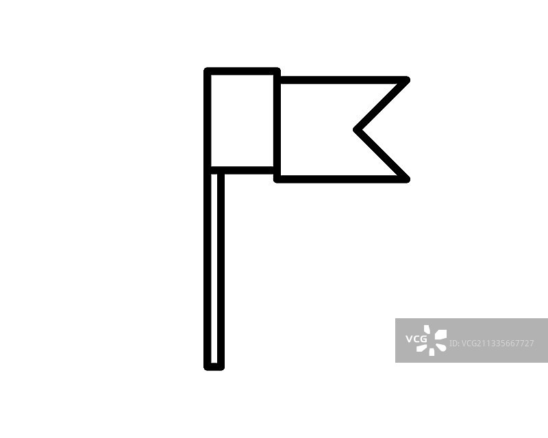 网页地图定位标志细线图标图片素材