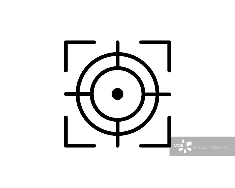 高质量聚焦图标图片素材