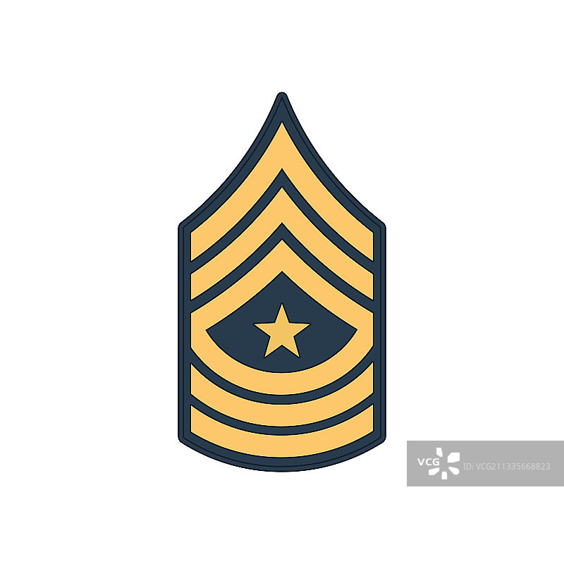 军士长军衔标志图片素材