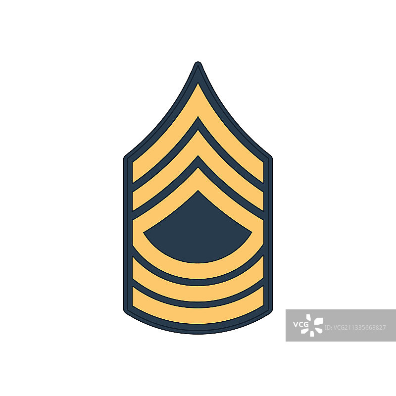 军士长军衔标识图片素材