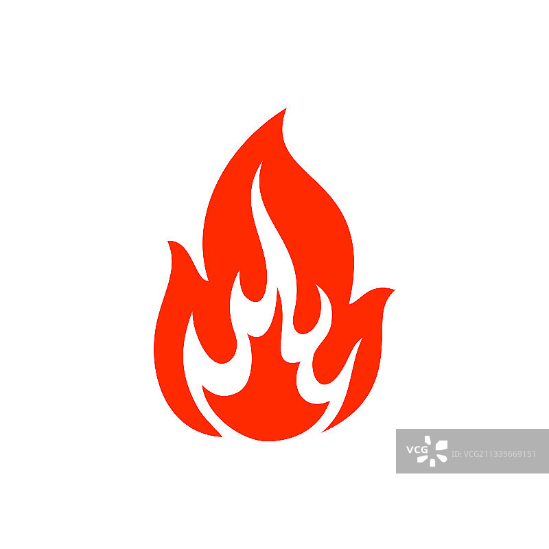 营火或篝火图标燃烧火焰图标图片素材