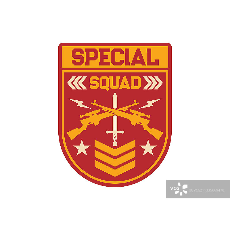 军用V形臂章射击狙击小队（隔离）图片素材