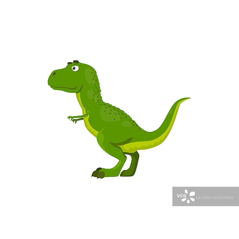 孤立的暴龙科恐龙图片素材
