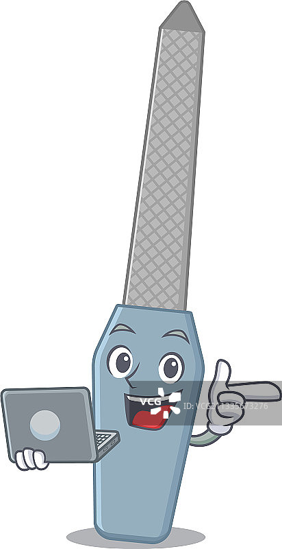 疫情期间在家工作的整洁指甲锉图片素材