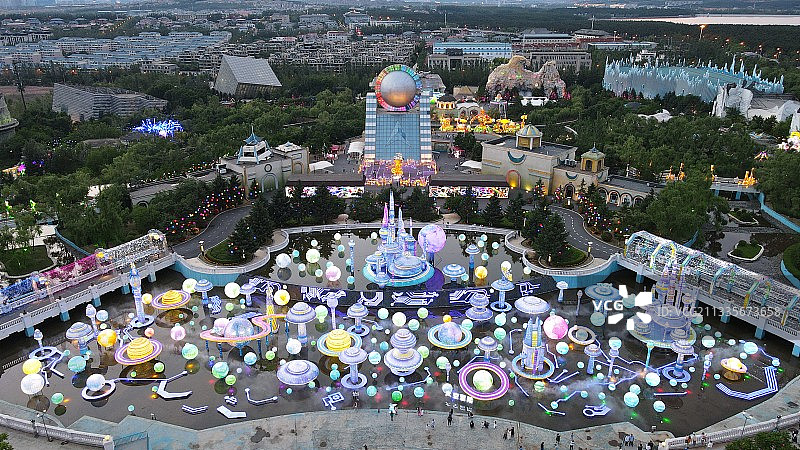 长影世纪城消夏灯会图片素材