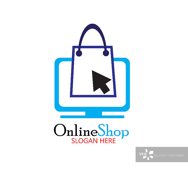 在线商店Logo设计模板图片素材