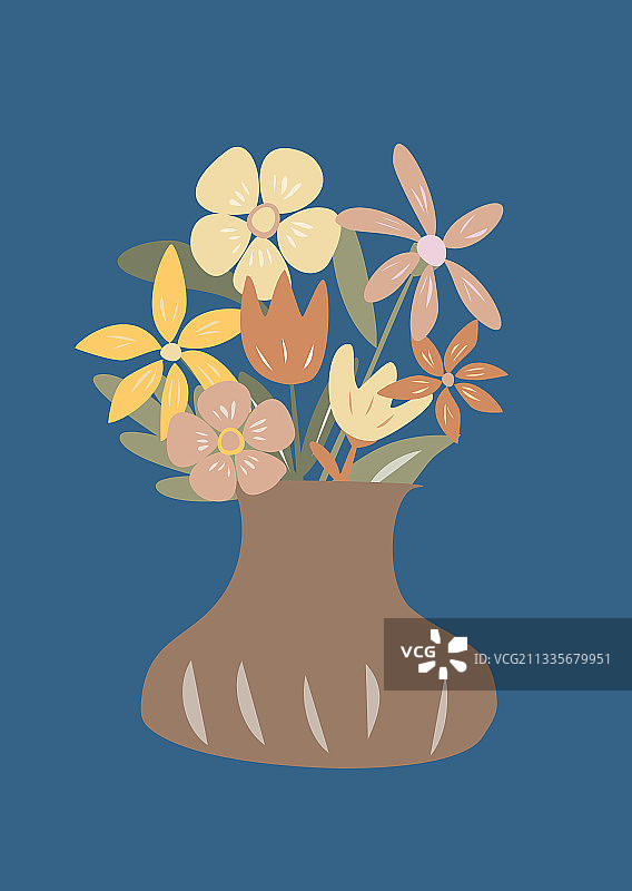 花和花瓶图片素材