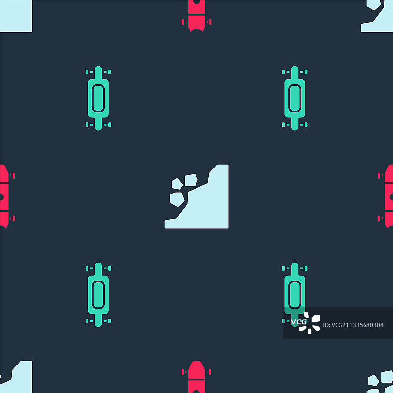 长板或滑板滑坡图片素材